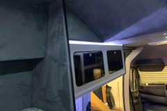 Summit Motorhomes Roof Pod internal with cupboards