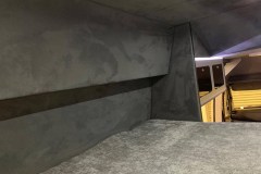Summit Motorhomes Roof Pod Internal side view trimmed in grey