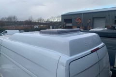 Summit Motorhomes Roof Pod in White fitted